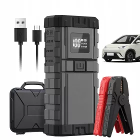   JUMP STARTER CAR BOOSTER JUMP POWERBANK SA LED SVJETILJKOM 6000mAh 12V