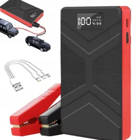   IZVOR SNAGE ZA AUTO U NUŽDI 3 U 1 SA BATERIJOM 30000MAH + USB