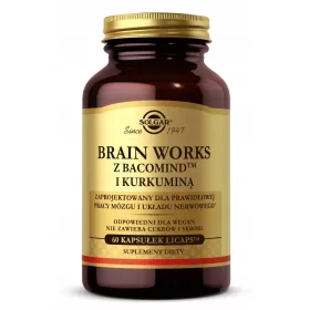   Solgar Brain Works - Dodatak prehrani za potporu mozga i živčanog sustava s 60 kapsula