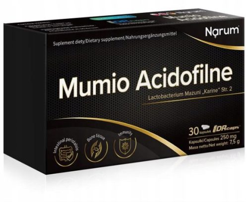 NARUM Mumio Acidofilne 250 mg - Probiotičke kapsule s Mumio Shilajt
