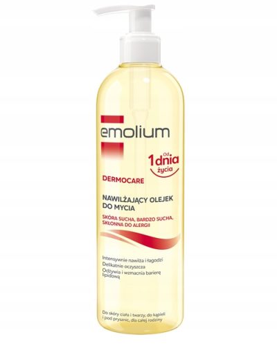 EMOLIUM DERMOCARE Hidratantno Ulje za Pranje 400 ml - Idealno za Osjetljivu Kožu