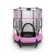 Trampolina za djecu djevojčice kućna 140cm JUST FUN roza