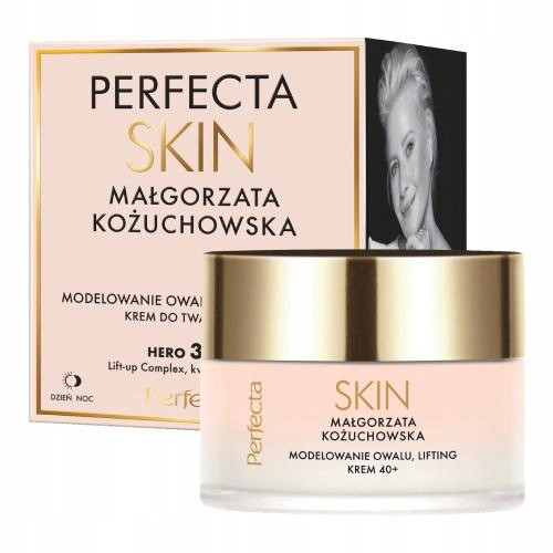 Krema za lice za podizanje i oblikovanje PERFECTA Skin Małgorzata Kożuchowska dnevna i noćna 50 ml