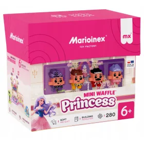    Mini Waffle Marioinex PRINCEZA, kraljevska avantura 280 dijelova 4 figure