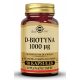 Solgar D-Biotin 1000 mcg - Podrška za Zdravlje Kože i Kose, 50 Kapsula