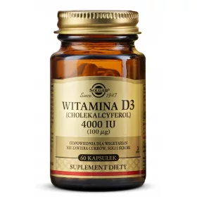   Solgar Vitamin D3 4000 IU - Kapsule za podršku imunitetu i zdravlje kostiju, 60 kapsula