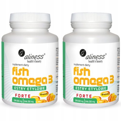 Aliness Fish Omega-3 Forte - Kapsule Omega-3 Visoke Koncentracije