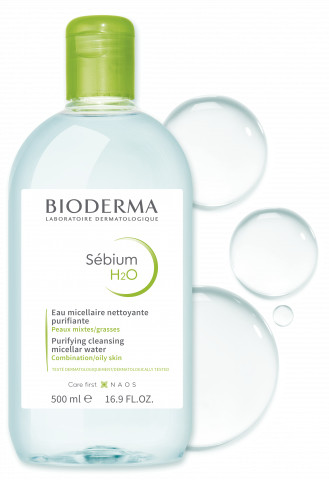 Bioderma Sebium H2O Micelarni Losion 500 ml za Masnu i Mješovitu Kožu