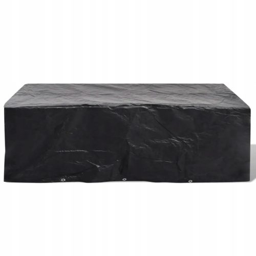 Zaštitna Navlaka za Rattan Vrtni Namještaj, Crna, UV i Vodootporna 300x140x90cm