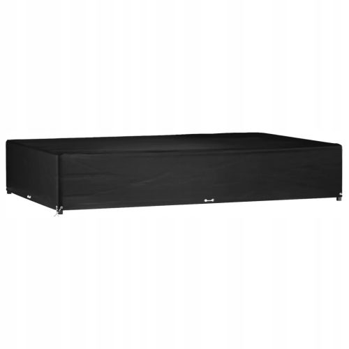 Vodootporna i UV-stabilna Navlaka za Rattan Namještaj 325x205x60 cm, Crna