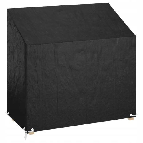 Zaštitna navlaka za vrtnu klupu PE 130x70x70/88 cm, crna