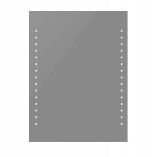  LED ogledalo 60x80 cm toplo bijelo - 30 LED dioda - 2,4 W