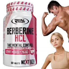   Berberin HCL od Real Pharm - 60 tableta za mršavljenje i metabolizam
