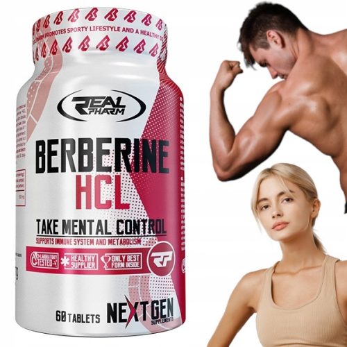 Berberin HCL od Real Pharm - 60 tableta za mršavljenje i metabolizam