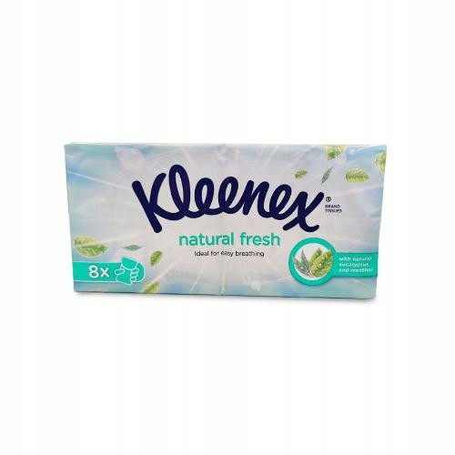 KLEENEX Prirodno Osvežavajuće Maramice s Eukaliptusom i Mentom, 8 kom