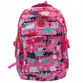   Školski ruksak s 3 pregrade i motivom ovčice za djevojčice