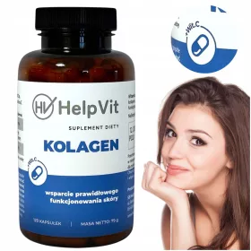  Kolagen Riblji u Kapsulama za Zglobove, Kožu i Kosti + Hijaluronska Kiselina + Vitamin C x120