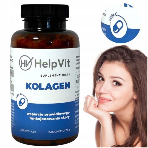 Kolagen Riblji u Kapsulama za Zglobove, Kožu i Kosti + Hijaluronska Kiselina + Vitamin C x120