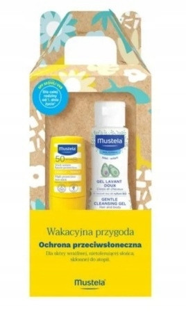 Mustela SUN SPF50 Zaštitni Stik za Djecu i Odrasle 9ml & Mustela Nježni Gel za Pranje 100ml