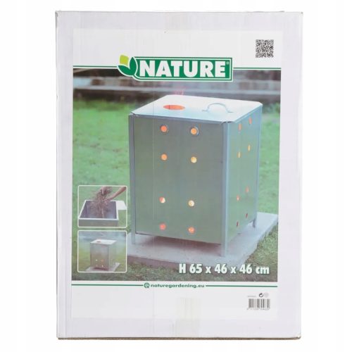  Spalionica Nature Garden, pocinčani čelik, 46x46x65 cm, kvadratna
