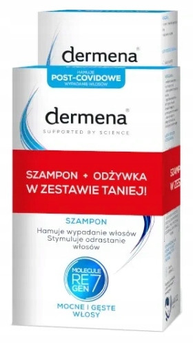 Set šampona i regeneratora Dermena 200 ml - Za slabu i opadajuću kosu