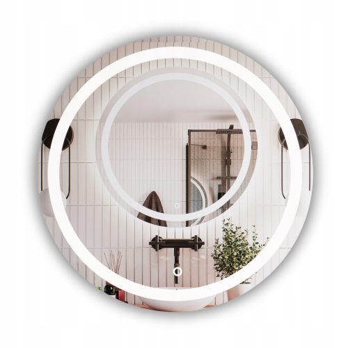  Ogledalo Elegantno zidno ogledalo krug 900 x 900 mm