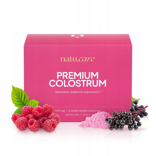 Colostrum Premium s okusom maline i crnog bazga - 30 paketića za jačanje imuniteta