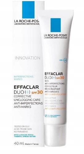 La Roche-Posay Effaclar Duo+ SPF 30: Krem protiv nepravilnosti i zaštita od sunca