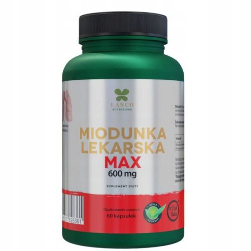 MIODUNKA MAX 600 MG - potpora zdravlju pluća i dišnog sustava, 60 kapsula