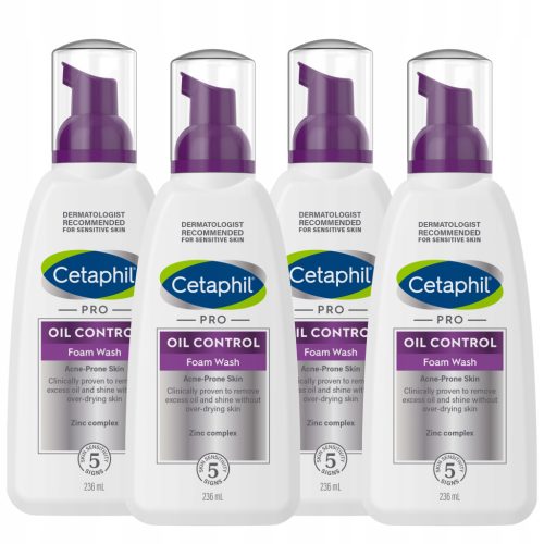 Cetaphil Pro Oil Control - Pjena za čišćenje lica 944 ml (4x 236ml)