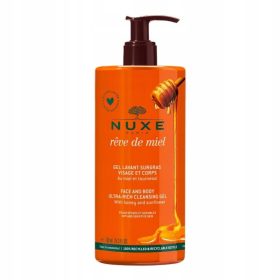   NUXE Rêve de Miel Gel Lavant Surgras - Gel za tuširanje za lice i tijelo, 750 ml