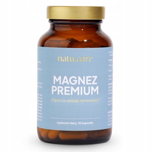 Magnez Premium 305 mg + Vitamin B6 - Natu.Care - 90 tableta za bolju koncentraciju i manje umora