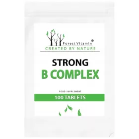   Forest Vitamin® Strong B Complex - Visoko Potentan Dodatak Prehrani, 100 Tableta