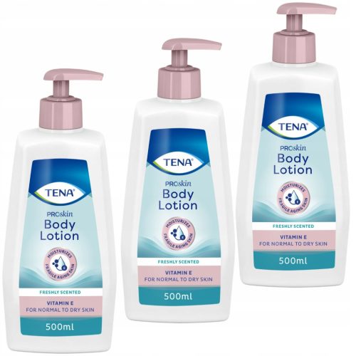 TENA ProSkin Losion za tijelo s pumpicom - za normalnu i suhu kožu, 3x500 ml
