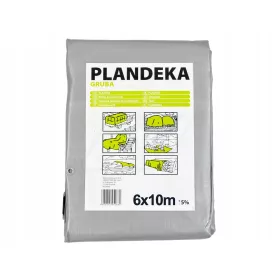   Robusna Platnena Cerada Velikih Dimenzija 6x10 metara, 210 g/m2