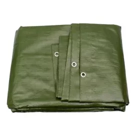 Čvrsta Zaštitna Cerada 4x5 m, Zelena, Otporna na UV, 120g