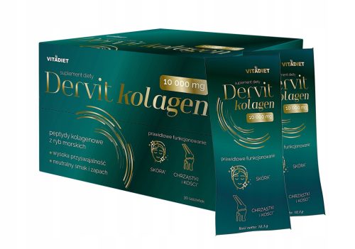 Dervit Kolagen 10000 mg - Vaš saveznik za zdrave kosti, kožu i zglobove