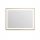  LED osvijetljeno ogledalo 80x60 cm pravokutno J127 u okviru od ružičastog zlata