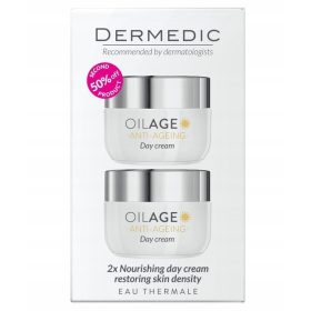   Njegujući Dnevni Krema Dermedic Oilage Anti-Ageing 50 ml + 50 ml