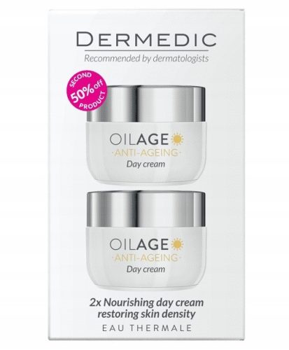 Njegujući Dnevni Krema Dermedic Oilage Anti-Ageing 50 ml + 50 ml