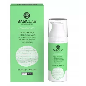   BasicLab Lagana Normalizirajuća Emulzija za Mješovitu i Masnu Kožu - 50ml