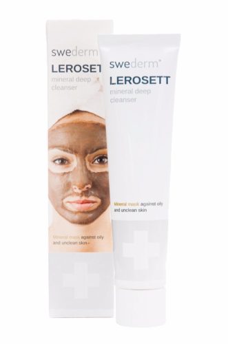 Maska za lice Swederm Lerosett s marokanskom glinom Ghassoul 70 ml