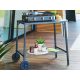 Chic catering trolley for outdoor serving