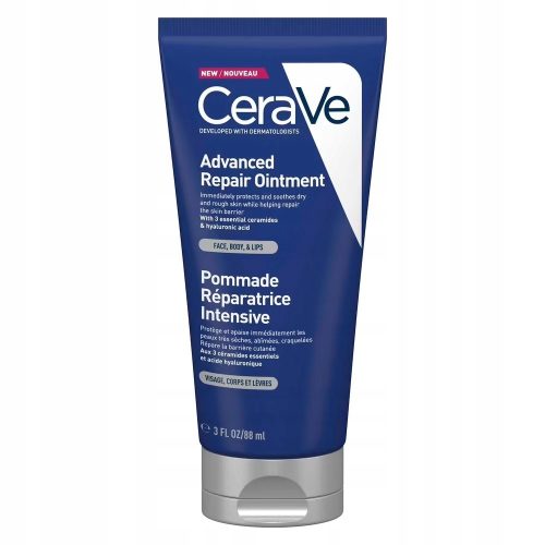 CeraVe Intenzivno Obnavljajuća Mast za Zaštitu Lica, Tijela i Usana 88 ml