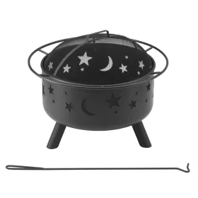    LANDMANN spektakularna KOŠARA ZA VRTNI KAMIN stars & moon 11811 75 cm