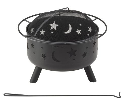  LANDMANN spektakularna KOŠARA ZA VRTNI KAMIN stars & moon 11811 75 cm
