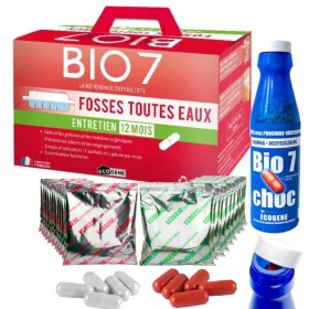   ECOGENE BIO7 ČOKOLADA Starter + BIO 7 MAX LIPAZA + Bakterije za ČIŠĆENJE OTPADNIH VODA GOD.