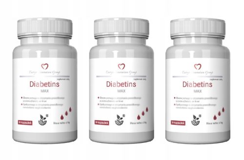 Diabetins Max: Dodatak Prehrani s Kromom, Bijelom Duda i Cinkom - 30 Kapsula