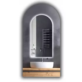    LED POLUOVALNO OGLEDALO 70x90 KUPAONSKO SVJETLJENO POLUOVALNO LED