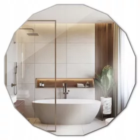    Moderno minimalističko ogledalo bez okvira, polirani kroj za kupaonicu, dnevni boravak 100 cm